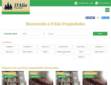 Tablet Screenshot of daliopropiedades.com.ar